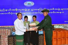 ပြည်သူ့စစ်အဖွဲ့များအား ထောက်ပံ့ပစ္စည်းများပေးအပ်၊ အခြေခံကွန်ပျူတာသင်တန်းဆင်း
