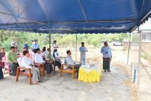 ကရင်ပြည်နယ်ဝန်ကြီးချုပ်ဦးစောမြင့်ဦး ဘားအံမြို့နယ်အတွင်း ဒေသဖွံ့ဖြိုးရေးလုပ်ငန်းများ ကြည့်ရှုစစ်ဆေး