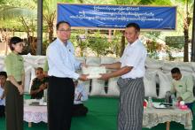 နွေရာသီရေရှားပါးသည့် ရပ်ကွက်/ကျေးရွာများသို့ သောက်သုံးရေများပေးဝေလှူဒါန်း၊ ယာယီပြောင်းရွှေ့နေထိုင်သူများ အား ဆန်ရိက္ခာများထောက်ပံ့