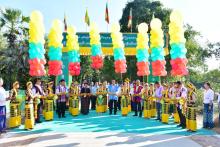 (၇၆)နှစ်မြောက်လွတ်လပ်ရေးနေ့ကိုကြိုဆိုဂုဏ်ပြုသောအားဖြင့် လှိုင်ရွာ-ကော့သပုတ်-ကော့ဒါန်းမယ်-ကော့ထမ္မလိန်း ကျေးရွာချင်းဆက်ကွန်ကရစ်လမ်းသစ်နှင့်ကွန်ကရစ်တံတားဖွင့်၊ ဇွဲကပင် တောင်တက်/တောင်ဆင်းပြိုင်ပွဲကျင်းပ