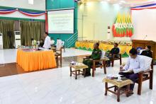 ကရင်ပြည်နယ်အစိုးရအဖွဲ့နှင့် ပြည်နယ်အဆင့်ဌာနဆိုင်ရာများ လုပ်ငန်းညှိနှိုင်းအစည်းအဝေးကျင်းပ