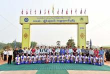 ပြည်နယ်ဝန်ကြီးချုပ်ဖလား မြို့နယ်ပေါင်းစုံ အသက်(၂၅)နှစ်အောက် အမျိုးသား/အမျိုးသမီး ဘော်လီဘောပြိုင်ပွဲ ဆုချီးမြှင့်