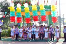 (၇၇)နှစ်မြောက် ပြည်ထောင်စုနေ့ကို ကြိုဆိုဂုဏ်ပြုသောအားဖြင့် ထောင်ဝိကွင်းကုန်ထုတ်လမ်းဖွင့်လှစ်
