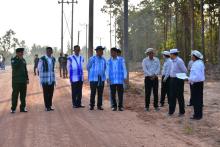 ကရင်ပြည်နယ်ဝန်ကြီးချုပ်ဦးစောမြင့်ဦး ဒေသဖွံ့ဖြိုးရေးလုပ်ငန်းဆောင်ရွက်မှုများအား ကြည့်ရှုစစ်ဆေး