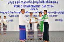 ကမ္ဘာ့ပတ်ဝန်းကျင်ထိန်းသိမ်းရေးနေ့တွင် အထိမ်းအမှတ် အဖိုးတန်သစ်မျိုး ၅၂၅ ပင်စိုက်ပျိုး