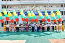 (၇၇)နှစ်မြောက် ပြည်ထောင်စုနေ့ကို ဂုဏ်ပြုသောအားဖြင့် အားကစားသမားတည်းခိုဆောင် (၄)ခန်းတွဲ(၅)ထပ် အဆောက်အဦဖွင့်