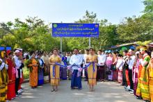 ကျေးလက်တောရွာဒေသများတွင် ကျန်းမာရေးဝန်ဆောင်မှုများပေးနိုင်ရန် အရန်သားဖွား(၆)လသင်တန်းဖွင့်