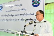 ကျွမ်းကျင်မှုလေ့ကျင့်ရေးသင်တန်းကျောင်း(ဘားအံ)၌ အဆင့်မြင့်လျှပ်စစ်သွယ်တန်းတပ်ဆင်ခြင်းသင်တန်းဆင်း