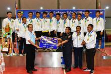 ကရင်ပြည်နယ်ဝန်ကြီးချုပ်ဖလား ဌာနပေါင်းစုံ အမျိုးသား/အမျိုးသမီးဘော်လီဘောပြိုင်ပွဲဆုချီးမြှင့်၊ ဒုံရင်းသဘာဝစမ်း ရေတံခွန်အတွင်းသို့ ရှင်သန်ကြီးထွားရန်အကောင်းဆုံးအရွယ်ရှိသော ငါးသားပေါက်ကောင်ရေတစ်သိန်း ငါးမျိုးစိုက်ထည့် ၊(၂၅)ကြိမ်မြောက် ကရင်ပြည်နယ်အဆို၊အက၊အရေး၊