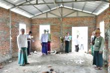 ကရင်ပြည်နယ်ဝန်ကြီးချုပ်ဦးစောမြင့်ဦး ဘားအံမြို့နယ်အတွင်းရှိ တည်ဆောက်ရေးလုပ်ငန်းများအား ကြည့်ရှုစစ်ဆေး