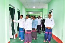 ပြည်နယ်ပြည်သူ့ဆေးရုံကြီး(ဘားအံ)ပြင်ပလူနာနှင့်အရေးပေါ်ဌာန(၂)ထပ်တိုးချဲ့ဆောင်သစ်ဖွင့်လှစ်