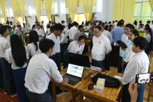 ကွန်ပျူတာတက္ကသိုလ်(ဘားအံ)၌ကျောင်းသား၊ကျောင်းသူများ၏ Project Show 2024 ပြသ