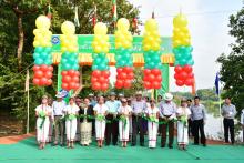 (၆၉)နှစ်မြောက်ကရင်ပြည်နယ်နေ့ကိုကြိုဆိုဂုဏ်ပြုသောအားဖြင့်ရသဝေါအင်း ကန်ပတ်လမ်းသစ်ဖွင့်