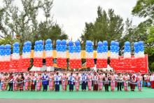 နိုင်ငံတော်စီမံအုပ်ချုပ်ရေးကောင်စီအဖွဲ့ဝင်မန်းငြိမ်းမောင်၊ခွန်စံလွင်နှင့်အဖွဲ့ (၆၉)နှစ်မြောက်ကရင်ပြည်နယ်နေ့အခမ်းအနားတက်ရောက်