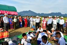 ကရင်ပြည်နယ်အတွင်း မိုးစပါးတစ်ဧကအထွက်နှုန်းမှန်ကန်စွာရရှိရေး စံကွက်ပေါင်း ၁၀၅၃ ကွက် ရိတ်သိမ်းမည်