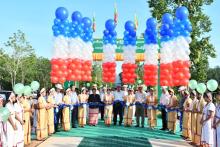 (၆၉)နှစ်မြောက်ကရင်ပြည်နယ်နေ့ကိုကြိုဆိုဂုဏ်ပြုသောအားဖြင့်ထူးဂုဏ်(တောင်ဝိုင်း-ကော့ဌေး-နောင်သကန်) ကွန်ကရစ်လမ်းသစ်ဖွင့်