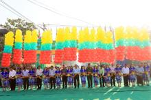 (၇၈)နှစ်မြောက် ပြည်ထောင်စုနေ့ကိုကြိုဆိုဂုဏ်ပြုသောအားဖြင့် ဘားအံမြို့ပတ်လမ်း နိုင်လွန်ကတ္တရာလမ်းသစ်ဖွင့်