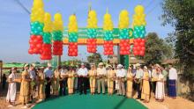 (၇၈)နှစ်မြောက် ပြည်ထောင်စုနေ့ကိုကြိုဆိုဂုဏ်ပြုသောအားဖြင့် လှာကမြင်ကျေးရွာအုပ်စု၊ပါရမီတံတားအဝင်လမ်း ကွန်ကရစ်လမ်းသစ်ဖွင့်၊ ဌာနပေါင်းစုံအမျိုးသားဖူဆယ်ဘောလုံးပြိုင်ပွဲကျင်းပ