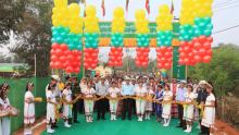 (၇၈)နှစ်မြောက် ပြည်ထောင်စုနေ့ကို ကြိုဆိုဂုဏ်ပြုသောအားဖြင့် အိန္ဒု-ဇာသပြင်လမ်းမှ ကော့တာမွန်ကျေးရွာအဝင်လမ်း ကွန်ကရစ်လမ်းသစ်ဖွင့်