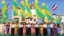 တောင်သူလယ်သမားနေ့ကိုကြိဆိုဂုဏ်ပြုသေားအားဖြင့် ညွှန်ကြားရေးမှူးအိမ်ရာ(၂)ခန်းတွဲ(၄)ထပ် အဆောက်အဦ(၂)လုံး နှင့် မြပညာ(အလင်းသစ်)စာကြည့်တိုက်တို့အား ဖွင့်လှစ်
