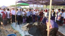 နွေစပါးတစ်ဧကအထွက်နှုန်းမှန်ကန်စွာရရှိနိုင်ရေး ကရင်ပြည်နယ်နွေစပါးစံကွက်ရိတ်သိမ်း