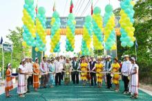 နှစ်(၈၀)ပြည့်တပ်မတော်နေ့ကိုကြိုဆိုဂုဏ်ပြုသောအားဖြင့် လှာကာ-ဖားပု-ကျုံပိုက်-ခဲတောက်-မုက္ကဒိလမ်းပေါ်ရှိ ပေ(၈၀)သံကူကွန်ကရစ်တံတားနှင့် မုက္ကဒိကျေးရွာ အဲဆိုပညာစာကြည့်တိုက်ဖွင့်