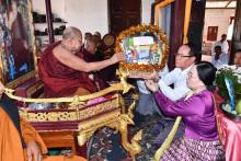 ဘားအံမြို့နယ်၊ ကော့ဂွန်းကျေးရွာရှိ သိမ်ကျောင်းဘုန်းတော်ကြီးကျောင်း ရှေးဟောင်းသိမ်အား ပြုပြင်မွမ်းမံပြီးစီး ရေစက်ချအလှူတော်မင်္ဂလာအခမ်းအနားကျင်းပ