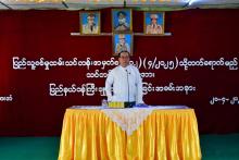 ကရင်ပြည်နယ်ဝန်ကြီးချုပ်ဦးစောမြင့်ဦး ပြည်သူ့စစ်မှုထမ်းသင်တန်း အမှတ်စဉ် (၁၂)(၄/၂၀၂၅)သို့ တက်ရောက်မည့် နိုင်ငံ့သားကောင်းရတနာများအား သွားရောက်တွေ့ဆုံ