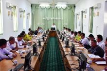 ကရင်ပြည်နယ်ဒေသဆိုင်ရာခရီးသွားလုပ်ငန်းကော်မတီလုပ်ငန်းညှိနှိုင်းအစည်းအဝေးကျင်းပ