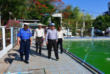 ကရင်ပြည်နယ်ဝန်ကြီးချုပ်ဦးစောမြင့်ဦး ဘားအံမြို့၌ ရေကြောင်းလူငယ်အခြေခံသင်တန်းဖွင့်လှစ်နိုင်ရေး ကြိုတင်ပြင်ဆင်ဆောင်ရွက်မှုအား ကြည့်ရှုစစ်ဆေး