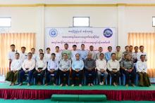 ကရင်ပြည်နယ်ဝန်ကြီးချုပ်ဦးစောမြင့်ဦး လျှပ်စစ်ဆိုလာတပ်ဆင်ခြင်းသင်တန်းဖွင့်ပွဲတက်ရောက်