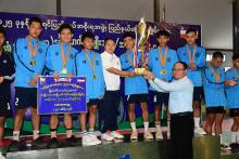 ကရင်ပြည်နယ်ဝန်ကြီးချုပ်ဖလား မြို့နယ်ပေါင်းစုံ အသက်(၂၃)နှစ်အောက် အမျိုးသား/အမျိုးသမီးပိုက်ကျော်ခြင်း ပြိုင်ပွဲ ဆုချီးမြှင့်