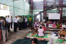 ဘားအံမြို့၌ သံလွင်မြစ်ရေစိုးရိမ်ရေအမှတ်ထက်ကျော်လွန် ရေကြီးရေလျှံမှုများဖြစ်ပွား