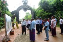 ကရင်ပြည်နယ်ဝန်ကြီးချုပ်ဦးစောမြင့်ဦ ဘားအံမြို့တောင်ဝိုင်းတောင် ခရီးစဉ်ဒေသအား ကြည့်ရှု အာဟာရဖွံ့ဖြိုးရေးရက်သတ္တပတ်နှင့်ကျောင်းကျန်းမာရေးသီတင်းပတ်လှုပ်ရှားမှုအခမ်းအနားတက်ရောက်