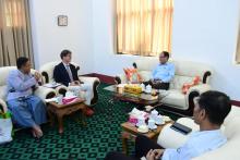 မိုးရာသီ(စတုတ္ထအကြိမ်)သစ်ပင်စိုက်ပွဲကို မြိုင်ကလေး၊အမှတ်(၂)ဘိလပ်မြေစက်ရုံ၊တန်(၄၀၀၀)တွင်ကျင်းပ