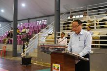 ကရင်ပြည်နယ်စိုက်ပျိုးရေးဦးစီးဌာန(၆)ခန်းတွဲဝန်ထမ်းနေအိမ်RC(၃)ထပ်အဆောက်အဦအသစ် ပန္နက်တော်တင် မင်္ဂလာအခမ်းအနားကျင်းပ၊ ပြည်နယ်ဝန်ကြီးချုပ်ဖလားဌာနပေါင်းစုံအမျိုးသား/အမျိုးသမီးဘော်လီဘောပြိုင်ပွဲကျင်းပ