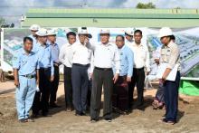 ကရင်ပြည်နယ်ဝန်ကြီးချုပ်ဦးစောမြင့်ဦး တည်ဆောက်ရေးလုပ်ငန်းများ ကြည့်ရှုစစ်ဆေး