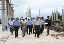 ကရင်ပြည်နယ်ဝန်ကြီးချုပ်ဦးစောမြင့်ဦး တည်ဆောက်ရေးလုပ်ငန်းများအား ကြည့်ရှုစစ်ဆေး