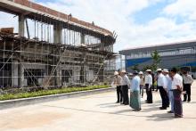 ကရင်ပြည်နယ်ဝန်ကြီးချုပ်ဦးစောမြင့်ဦး တည်ဆောက်ရေးလုပ်ငန်းများ ကြည့်ရှုစစ်ဆေး