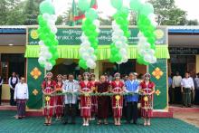 ရသေ့ပျံကျေးရွာအခြေခံပညာအထက်တန်းကျောင်း(ခွဲ) တစ်ထပ်ခန်းမဆောင်သစ်ဖွင့်လှစ်