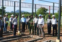 ကရင်ပြည်နယ်ဝန်ကြီးချုပ်ဦးစောမြင့်ဦး တည်ဆောက်ရေးလုပ်ငန်းများ ကြည့်ရှုစစ်ဆေး