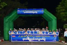 ဘားအံမြို့၊ဒီဇင်ဘာလူထုအားကစားလ စုပေါင်းလူထုလမ်းလျှောက်ပွဲ(တတိယအပတ်)ပါဝင်ဆင်နွှဲကြသူများစည်ကား