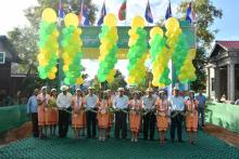 ကရင်သက္ကရာဇ်(၂၇၆၅)ခု ကရင်အမျိုးသားနှစ်သစ်ကူးနေ့ကို ကြိုဆိုဂုဏ်ပြုသောအားဖြင့် လှာကမြင်ကွက်သစ်၊ ချယ်ရီ(၂)လမ်းကွန်ကရစ်လမ်းသစ်ဖွင့်