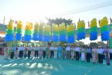 (၇၈)နှစ်မြောက် လွတ်လပ်ရေးနေ့ကိုကြိုဆိုဂုဏ်ပြုသေားအားဖြင့် သီရိလမ်းကားပါကင်နေရာတိုးချဲ့ခြင်း၊ ရေမြောင်း ပလက်ဖောင်းပြုလုပ်ခြင်းနှင့်လုပ်သားလမ်းရေမြောင်းပလက်ဖောင်းပြုလုပ်ခြင်းဖွင့်ပွဲကျင်းပ