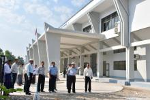 ကရင်ပြည်နယ်ဝန်ကြီးချုပ်ဦးစောမြင့်ဦး တည်ဆောက်ရေးလုပ်ငန်းများ ကြည့်ရှုစစ်ဆေး