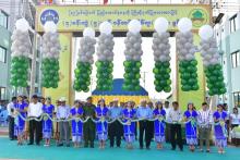 ကရင်ပြည်နယ်အတွင်းတာဝန်ထမ်းဆောင်လျက်ရှိသောဝန်ထမ်းများနေထိုင်မှုဘဝအဆင်ပြေစေရေး (၄)ခန်းတွဲ(၅)ထပ် ဝန်ထမ်းအိမ်ရာ အဆောက်အဦ(၂)လုံးဖွင့်လှစ်