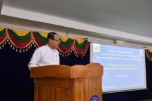 ကရင်ပြည်နယ်ဝန်ကြီးချုပ်ဦးစောမြင့်ဦး သက်မွေးပညာကာလတိုသင်တန်းများဆင်းပွဲ တက်ရောက်