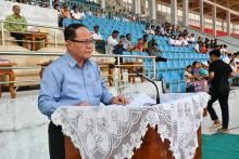 ကရင်ပြည်နယ်ဝန်ကြီးချုပ်ဦးစောမြင့်ဦး အပြည်ပြည်ဆိုင်ရာသစ်တောများနေ့အထိမ်းအမှတ်အခမ်းအနားတက်ရောက်