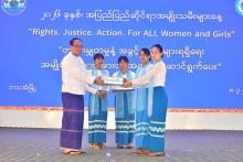 ကရင်ပြည်နယ်ဝန်ကြီးချုပ်ဦးစောမြင့်ဦး အပြည်ပြည်ဆိုင်ရာအမျိုးသမီးများနေ့အခမ်းအနား တက်ရောက်