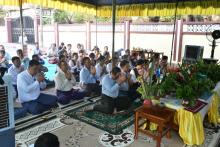 မြန်မာနှစ်ဆန်း(၁)ရက်နေ့နှစ်သစ်မင်္ဂလာအန္တရာယ်ကင်းပရိတ်တရားတော်နာယူပွဲအခမ်းအနားကျင်းပ